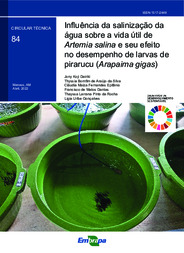 Thumbnail de Influência da salinização da água sobre a vida útil de Artemia salina e seu efeito no desempenho de larvas de pirarucu (Arapaima gigas).